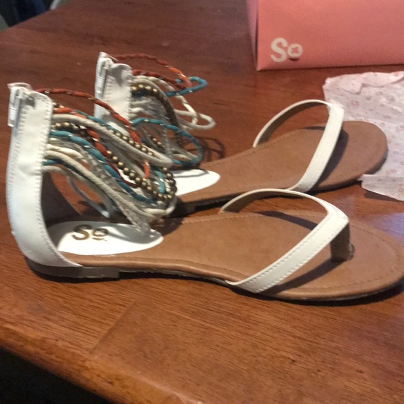 SO Shoes - Strappy ancklet SO sandals sz9